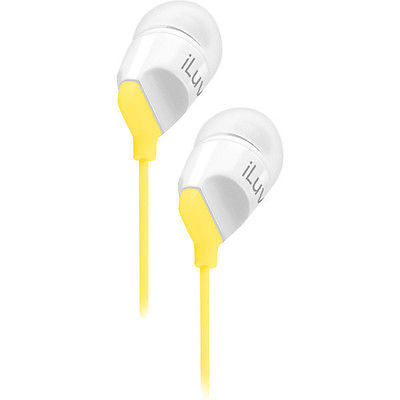 iLUV IEP318Y Jam On Noise Isolation Stereo Earbuds Yellow BOGO New in Package