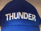 OKC Thunder Flashing Blue and White Cap Hat Replaceable Batteries Included New