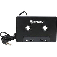 Steren Car Stereo Cassette Adapter 3.5mm Stereo Black