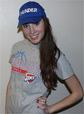 OKC Thunder Flashing Blue and White Cap Hat Replaceable Batteries Included New