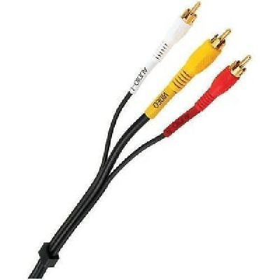 Axis 6 Ft Shielded Audio Video Cable Low Signal Loss Black