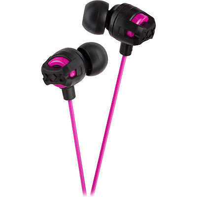 JVC HAFX101 Pink Xtreme Xplosives Deep Bass Port Stereo Earbuds 5-20K Hz New