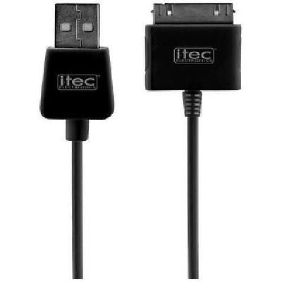 Itec Electronics Apple Charge and Sync Cable Black 3 Foot New