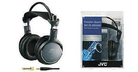 JVC Full Precision Sound 50mm Stereo Headphones 8Hz-25KHz 11.48 Foot Cord New