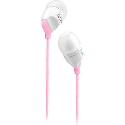 iLUV IEP318P Jam On Noise Isolation Stereo Earbuds Pink BOGO New in Package