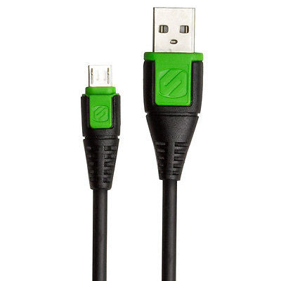 Scosche 3Ft Sync & Charge Cable for Micro USB Devices Black New