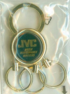 JVC Victor Gold Triple Keychain When Performance Matters New
