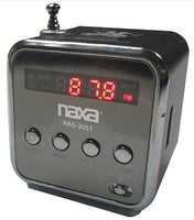 Naxa Black Portable Rechargeable Speaker for PC iPod Cube