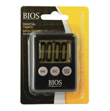 BIOS Professional Digital Kitchen Timer with Magnet and Rubber Finish