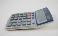 Canon 10-Digit Silver Desktop Calculator Angled Display Business Tax Functions