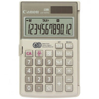 Canon 12 Digit Gray Handheld Business Calculator with Tax Calculations Recycled