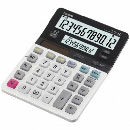 Casio 12 Digit Angled Dual Display Desktop Calculator Cost Sell Margin Tax Exch