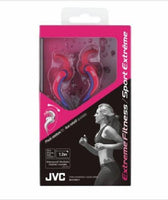 JVC Extreme Fitness Sport Waterproof Pink Headphones