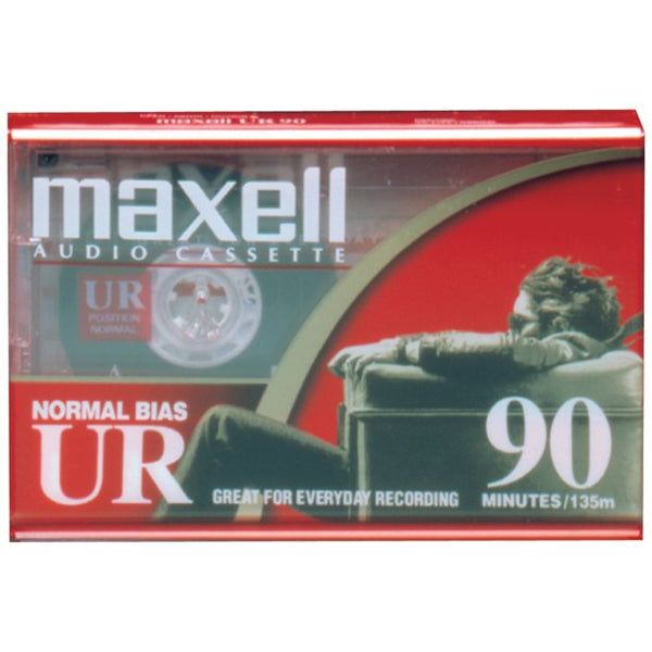 Maxell ONE PACK Normal Bias Type I EQ Blank Cassette Tape UR90 Recording