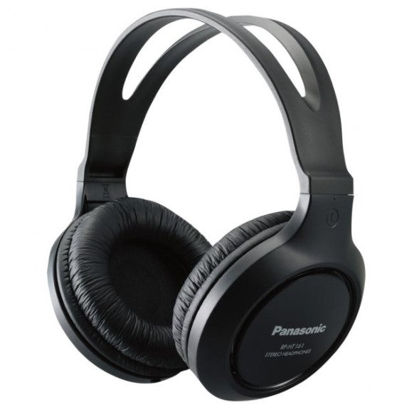Panasonic Black Lightweight Stereo Headphones 10-27K Hz 6.5 Foot Cord