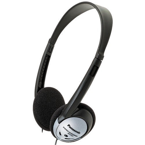 Panasonic Black Silver Lightweight Headphones 16-22K Hz Neodymium 4.5'